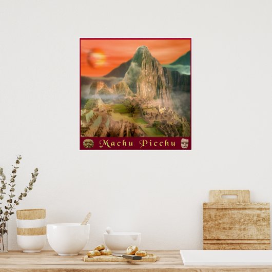 Machu Picchu-Plakat Poster (Küche)