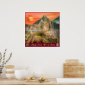 Machu Picchu-Plakat Poster (Küche)