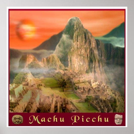Machu Picchu-Plakat Poster (Vorne)