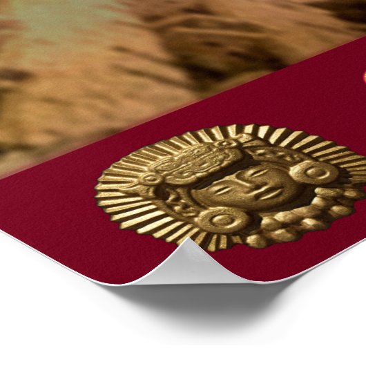 Machu Picchu-Plakat Poster (Ecke)