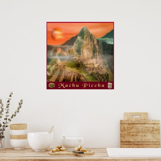 Machu Picchu-Plakat Poster (Küche)