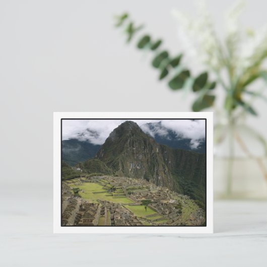 Machu Picchu Postcard Postkarte (Stehend Vorderseite)