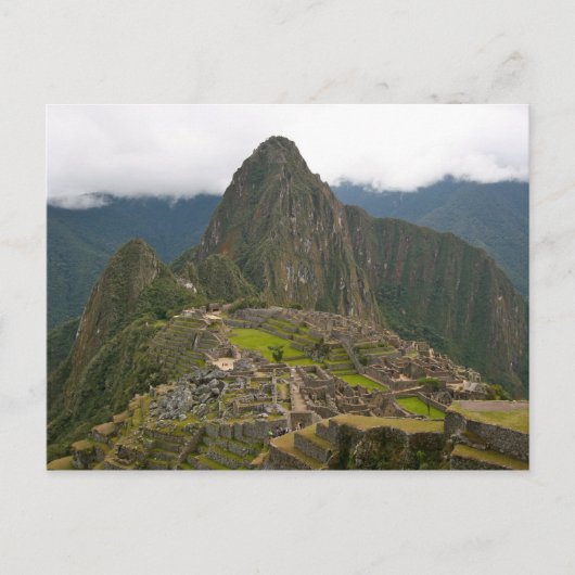 Machu Picchu Postcard Postkarte (Vorderseite)