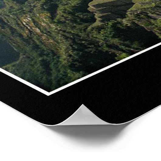 Machu Picchu Poster - 7 Weltwunder (Ecke)