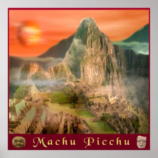 Machu Picchu-Poster Poster (Vorne)