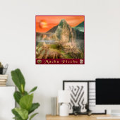 Machu Picchu-Poster Poster (Heimbüro)
