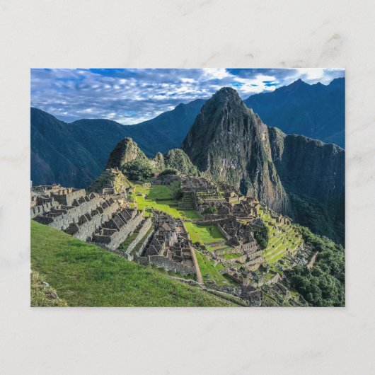 Machu Picchu Postkarte (Vorderseite)