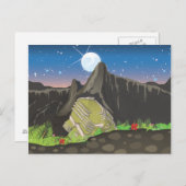 Machu Picchu Postkarte (Vorne/Hinten)