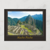 Machu Picchu Postkarte (Vorderseite)