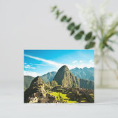 Machu Picchu Postkarte (Stehend Vorderseite)