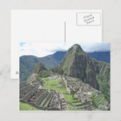 Machu Picchu Postkarte (Vorne/Hinten)