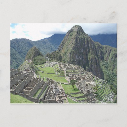 Machu Picchu Postkarte (Vorderseite)