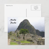Machu Picchu Postkarte (Vorne/Hinten)