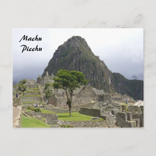 Machu Picchu Postkarte (Vorderseite)
