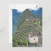 Machu Picchu Postkarte (Vorne/Hinten)