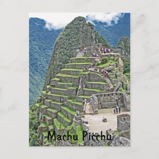 Machu Picchu Postkarte (Vorderseite)