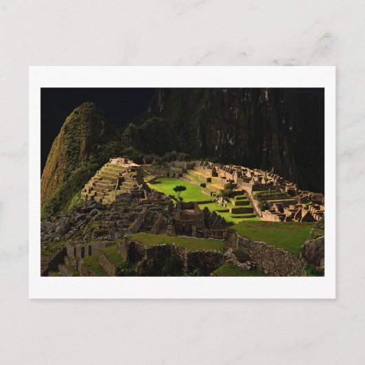 Machu picchu postkarte (Vorderseite)