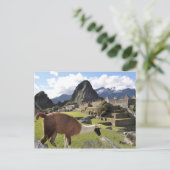 Machu Picchu Postkarte (Stehend Vorderseite)