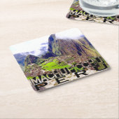 Machu Picchu Rechteckiger Pappuntersetzer (angewinkelt)