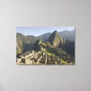 Machu Picchu, Ruinen der Inka-Stadt, Peru. Leinwanddruck