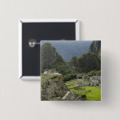 Machu Picchu, Ruinen der Inkastadt, Peru. 2 Button (Vorne & Hinten)