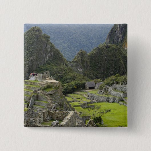 Machu Picchu, Ruinen der Inkastadt, Peru. 2 Button (Vorderseite)