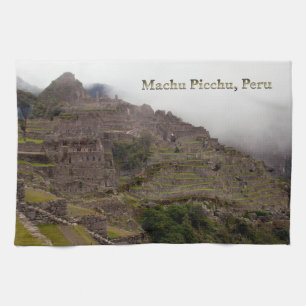 Machu Picchu Ruinen, Peru-nahes hohes Handtuch