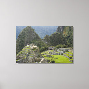 Machu Picchu, Ruinen von Inka Stadt, Peru. 2 Leinwanddruck