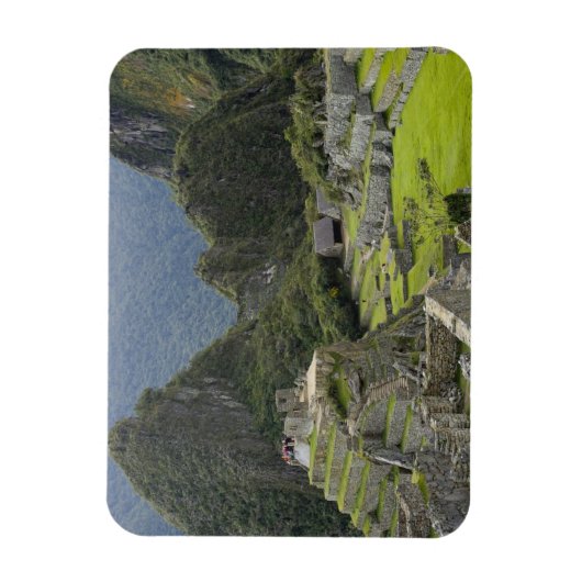 Machu Picchu, Ruinen von Inka Stadt, Peru. 2 Magnet (Vertikal)