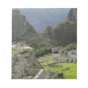 Machu Picchu, Ruinen von Inka Stadt, Peru. 2 Notizblock