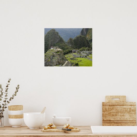 Machu Picchu, Ruinen von Inka Stadt, Peru. 2 Poster (Küche)