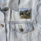 Machu Picchu, Ruinen von Inka Stadt, Peru. Button (Beispiel)