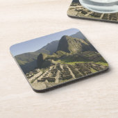 Machu Picchu, Ruinen von Inka Stadt, Peru. Getränkeuntersetzer (Linke Seite)