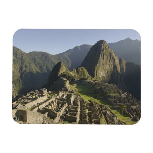 Machu Picchu, Ruinen von Inka Stadt, Peru. Magnet (Horizontal)