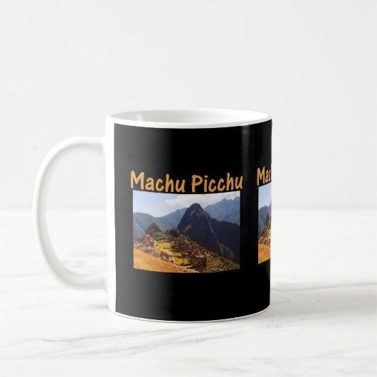 Machu Picchu Ruins Peru Sunrise Kaffeetasse (Links)