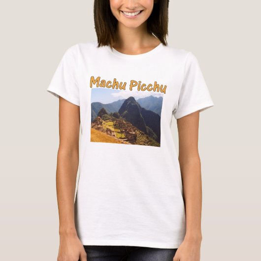 Machu Picchu Ruins Peru Sunrise T-Shirt (Vorderseite)