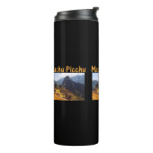 Machu Picchu Ruins Peru Sunrise Thermosbecher (Nach links gedreht)