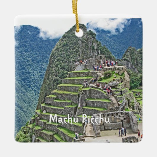 Machu Picchu - Schatz von Peru Keramikornament (Vorderseite)