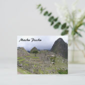 Machu-Picchu-Sicht Postkarte (Stehend Vorderseite)