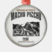 Machu Picchu Silbernes Ornament (Vorne)