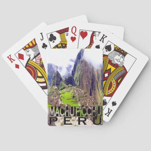 Machu Picchu Spielkarten (Rückseite)