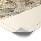 Machu Picchu Steinterrassen Poster (Ecke)