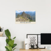 Machu Picchu Steinterrassen Poster (Heimbüro)
