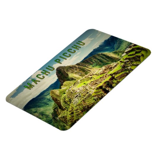 Machu Picchu stilisiert Magnet (Linke Seite)