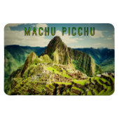 Machu Picchu stilisiert Magnet (Horizontal)