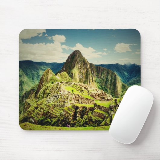 Machu Picchu stilisiert Mousepad (Mit Mouse)
