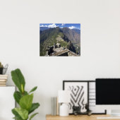 Machu Picchu viewed from Huayna Picchu peak, Poster (Heimbüro)