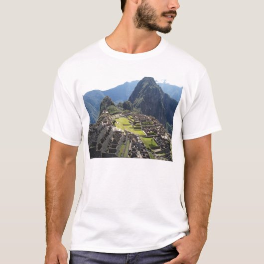 Machu Picchu Weiß-Shirt T-Shirt (Vorderseite)