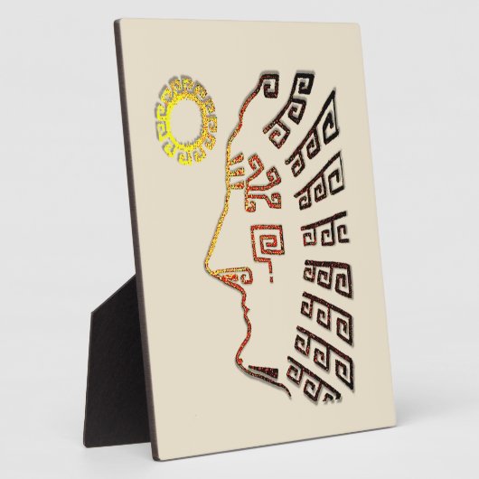 Machu Picchu Zeichnend Fotoplatte (Seite)