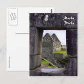 Machu-Platz Postkarte (Vorne/Hinten)
